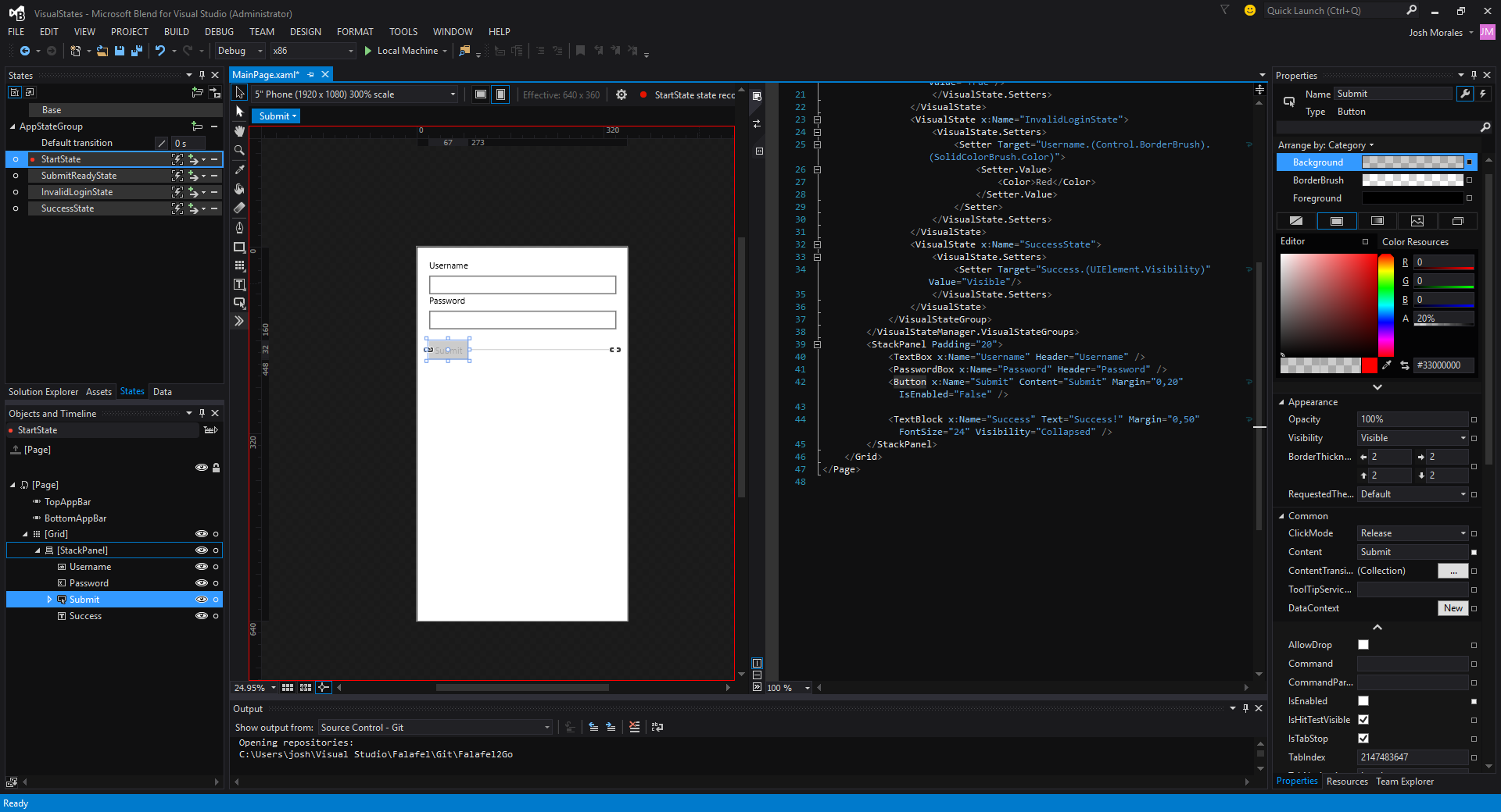indows 10 Development: UI Automation with Blend and VisualStateManager