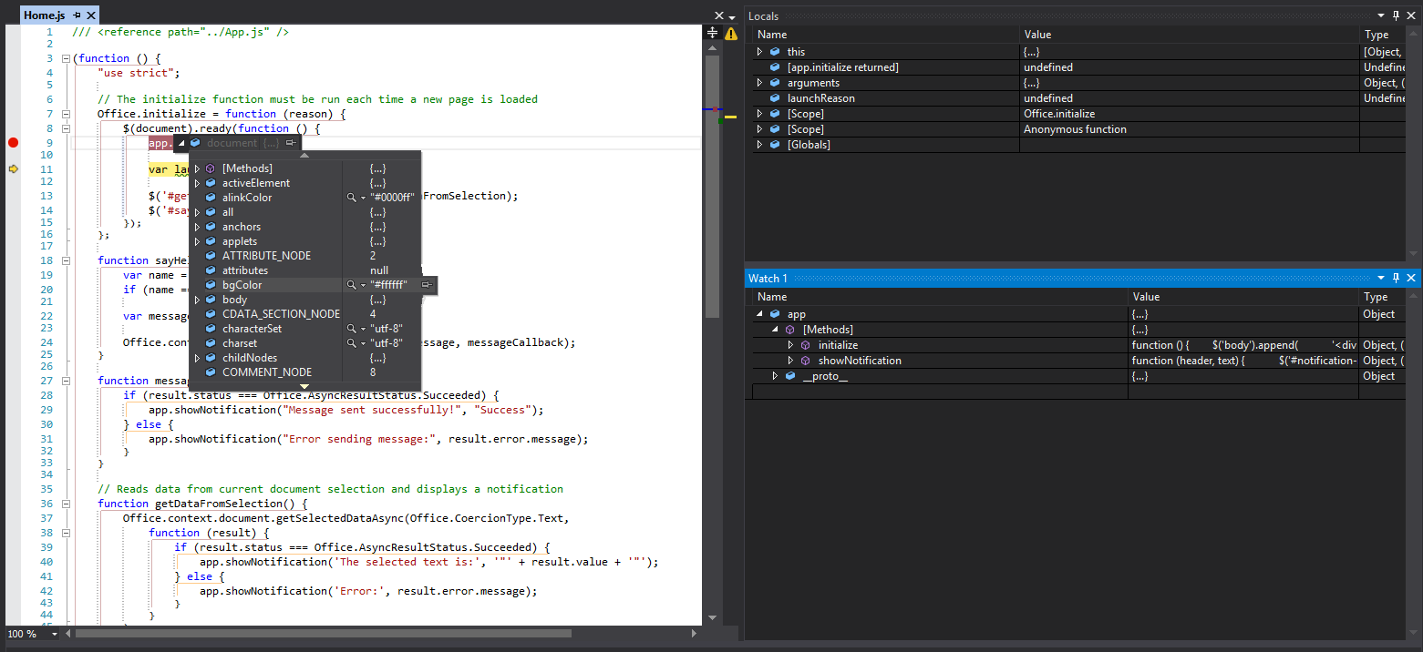 Debugging-Apps-For-Office-Data-Tips-JavaScript