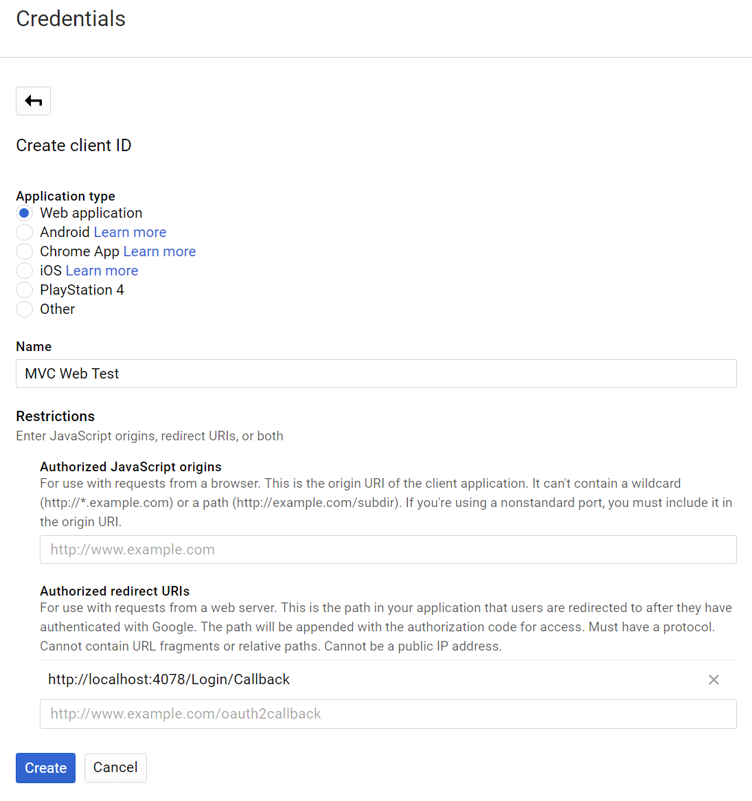 Google-Cloud-Platform-Create-OAUTH-Client-ID-Credentials