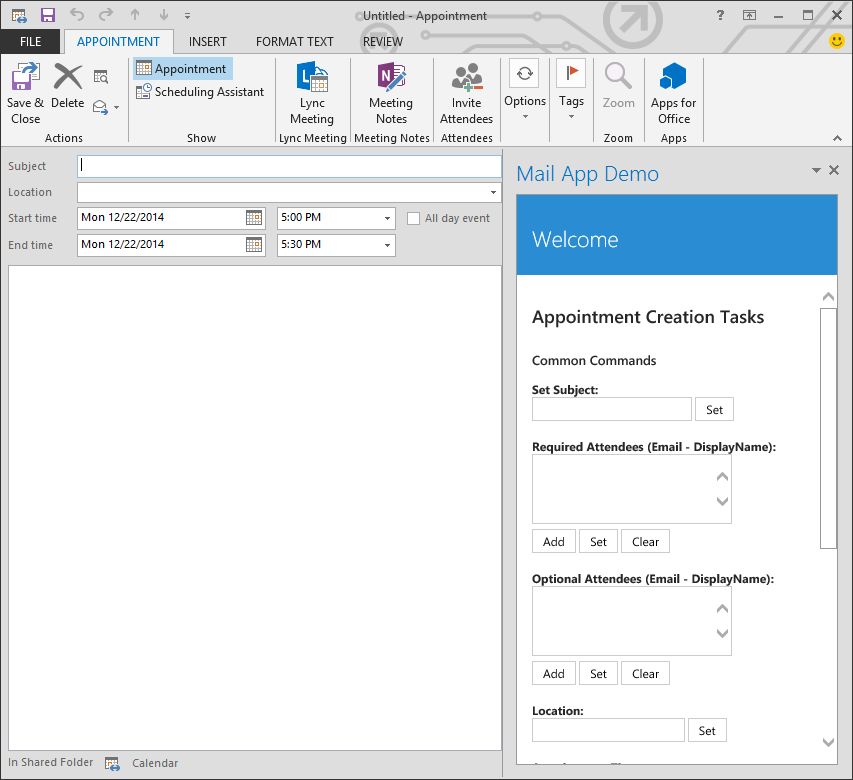 Mail-Apps-For-Office-Compose-Mode-Appointment